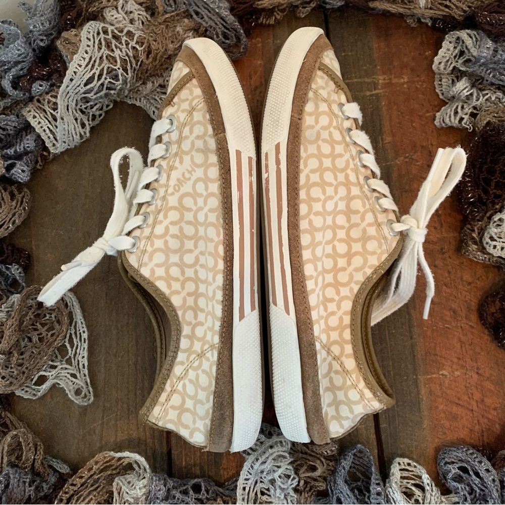 Coach Edith Canvas Sneakers - Picture 6 of 14